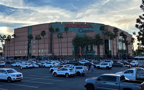 Honda Center, about 2.4 miles from Evergreen Royalle