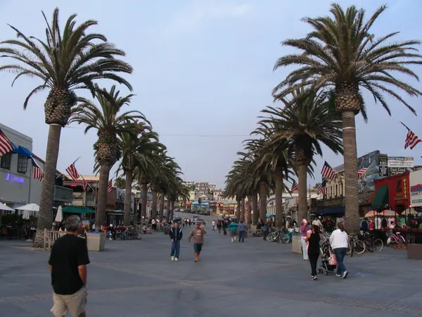 Hermosa Beach, about 2.8 miles from Residence Inn